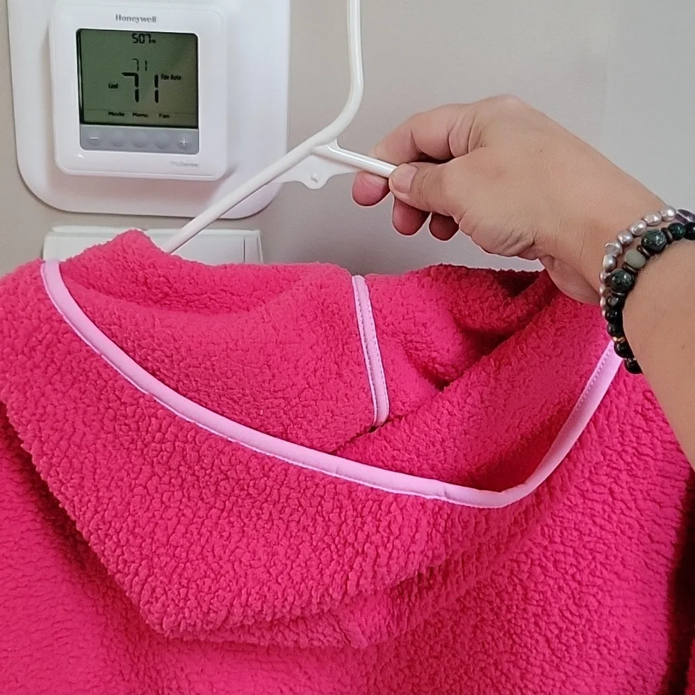 3/$12 CUTEST EVER LANDS END SHERPA HOODIE - Picture 7 of 9